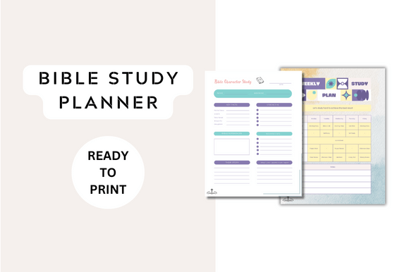 Bible Study Planner Printable PDF: Streamline Your Spiritual Journey