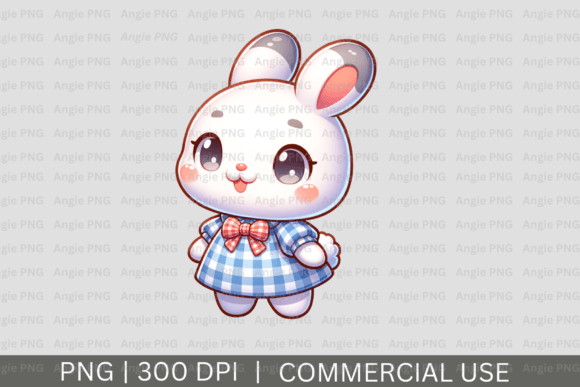 Bring Spring to Life with Cute Easter Bunny Clipart PNG