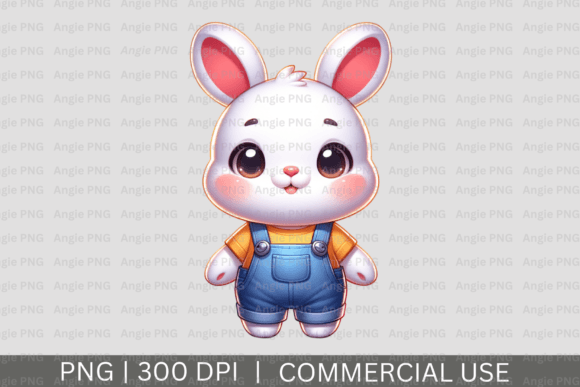 Cute Easter Bunny Rabbit PNG: A Designer's Go-To Spring Asset