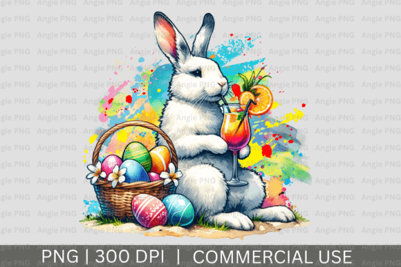 Elevate Your Spring Projects with a Watercolor Easter Bunny