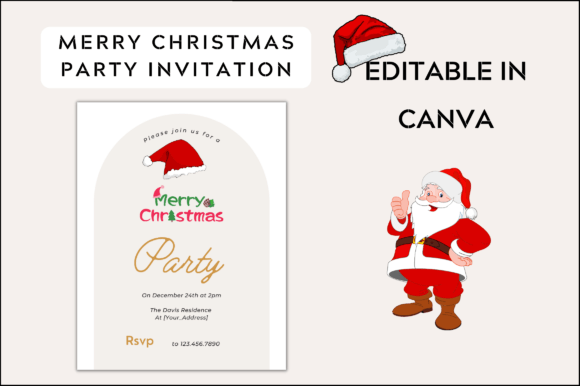 Festive Flair: Designing Your Merry Christmas Invitation