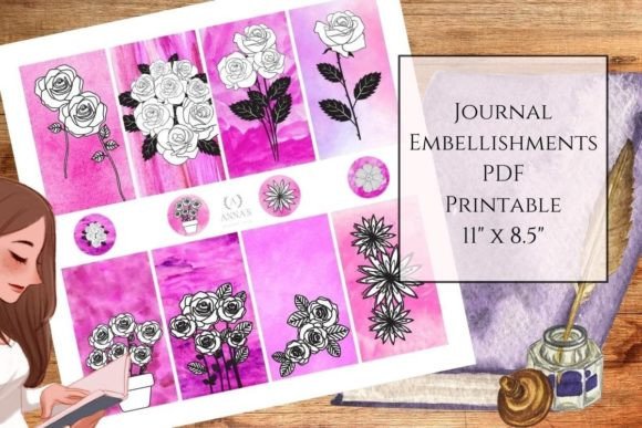 Floral Embellishments for Your Creative Journaling