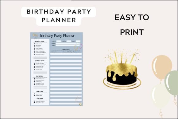 Free Birthday Party Planner Templates for Effortless Celebrations