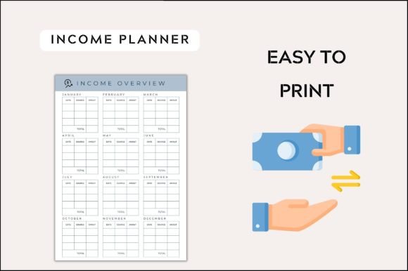 Master Your Money: The Income Tracker Planner