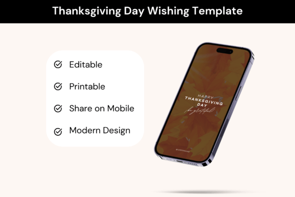 Streamline Your Greetings: The Thanksgiving Day Wishing Template