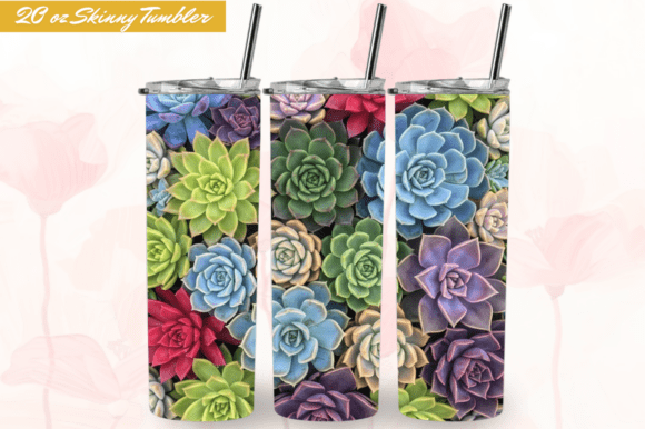 Succulent Tumbler Skinny Wrap 20oz PNG: A Designer's Guide