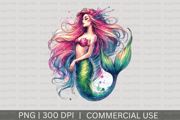 Unleashing Creativity with Watercolor Pastel Mermaid PNG Clipart
