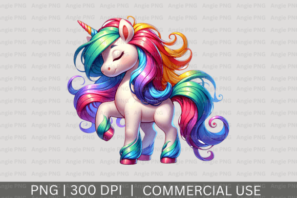 Unlocking Whimsy: The Cute Rainbow Unicorn PNG