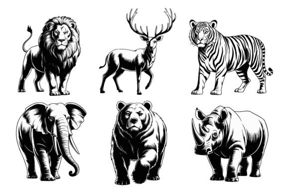 Wildlife Animal Vector Bundle: A Designer's Safari Toolkit